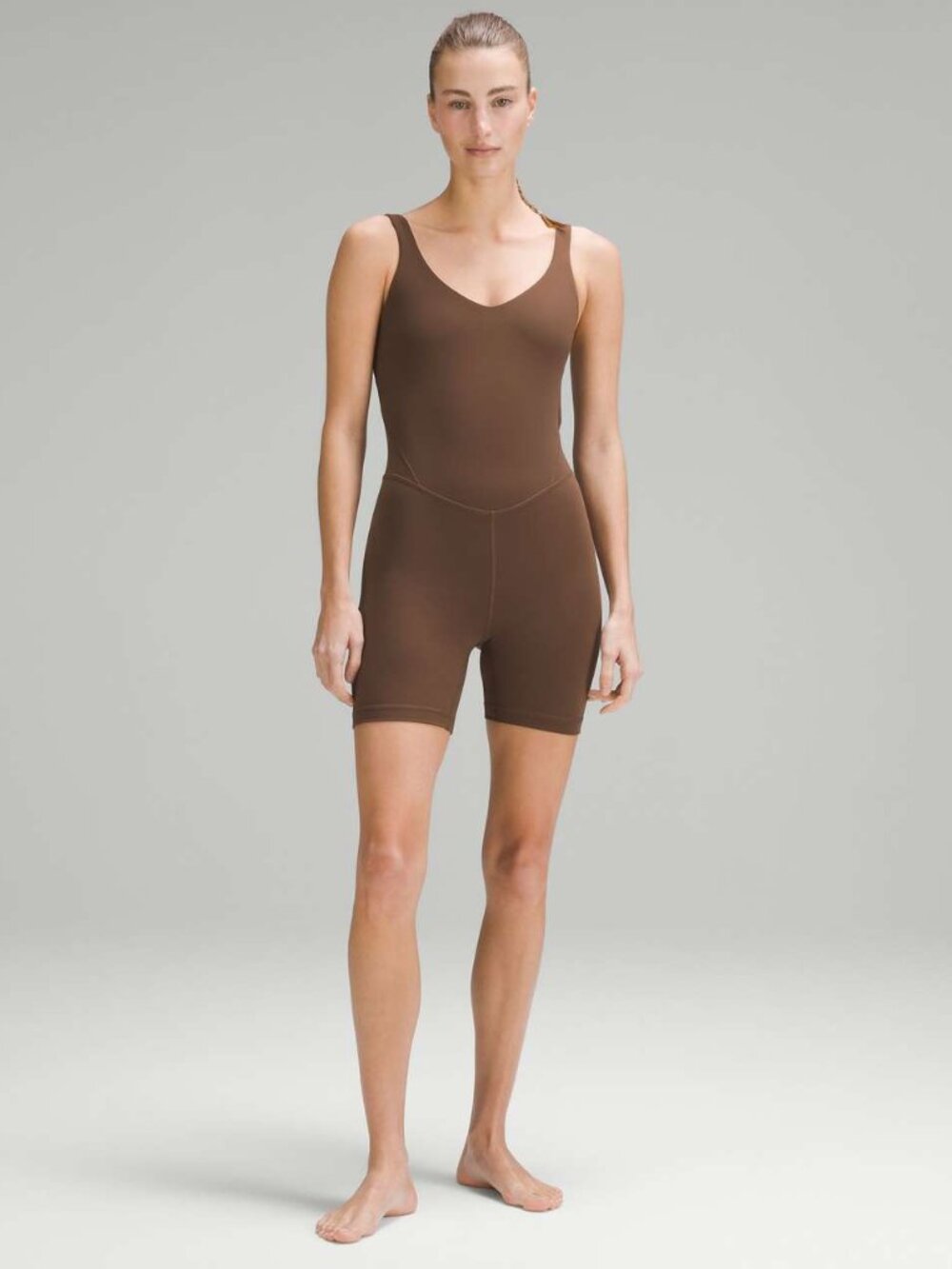 NWT Lululemon Align Bodysuit 6" (Java) - Size 10